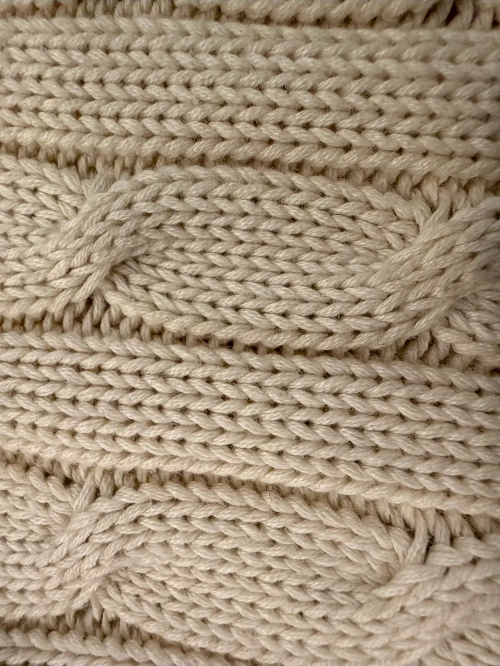 Polo by Ralph Lauren Cream Cable-Knit Crewneck Sweater - Picture 2 of 3